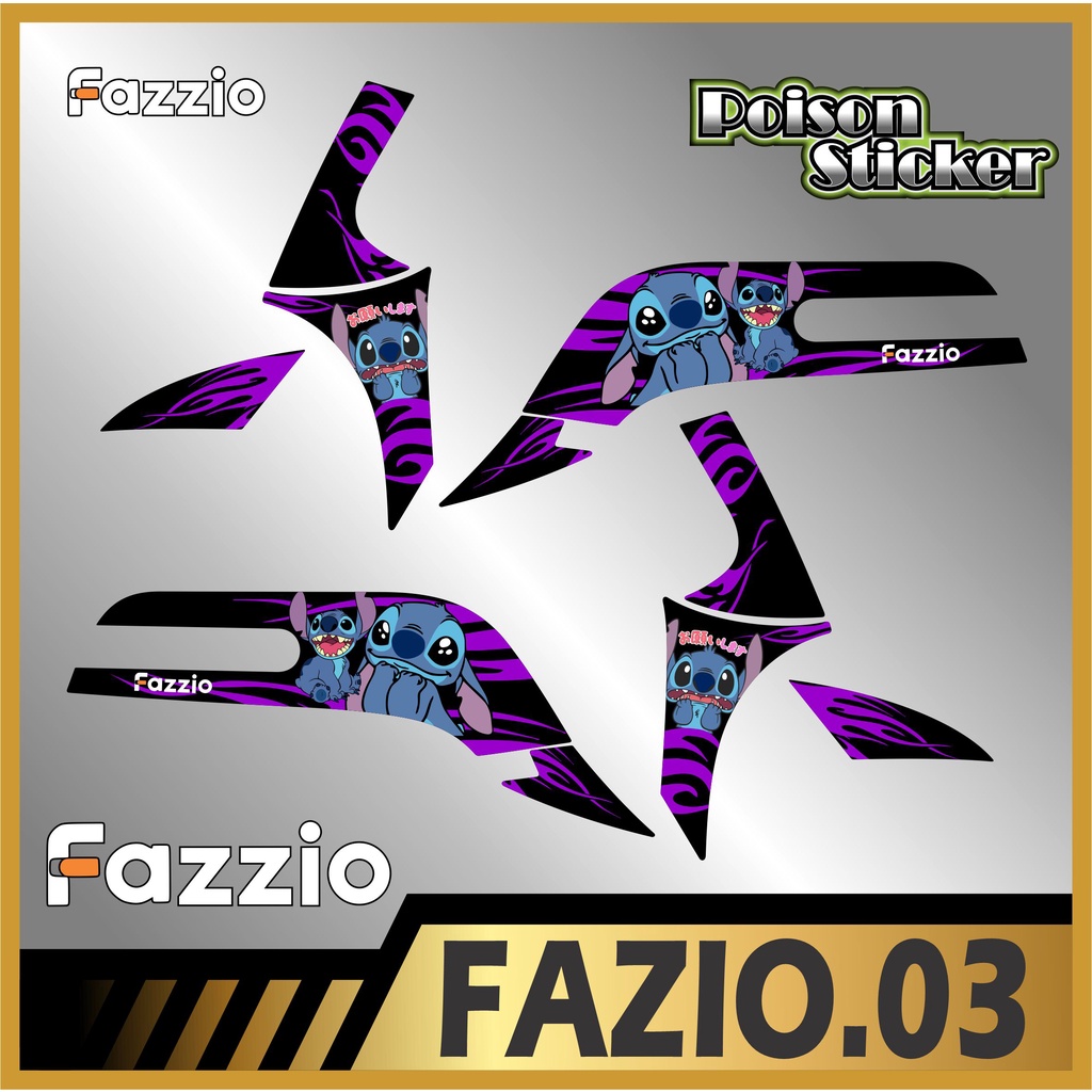 Stiker Striping FAZIO Striping List Variasi YAMAHA FAZIO code 03