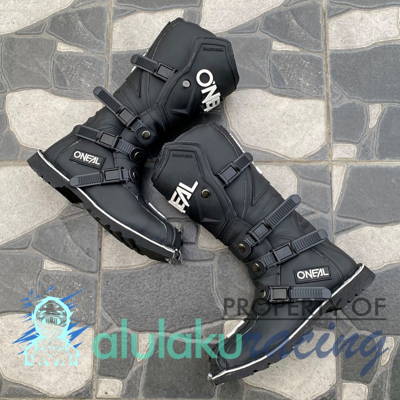 Sepatu Trail Boots Oneal with Protector Motocross MX Lokal Premium Best Quality - 001