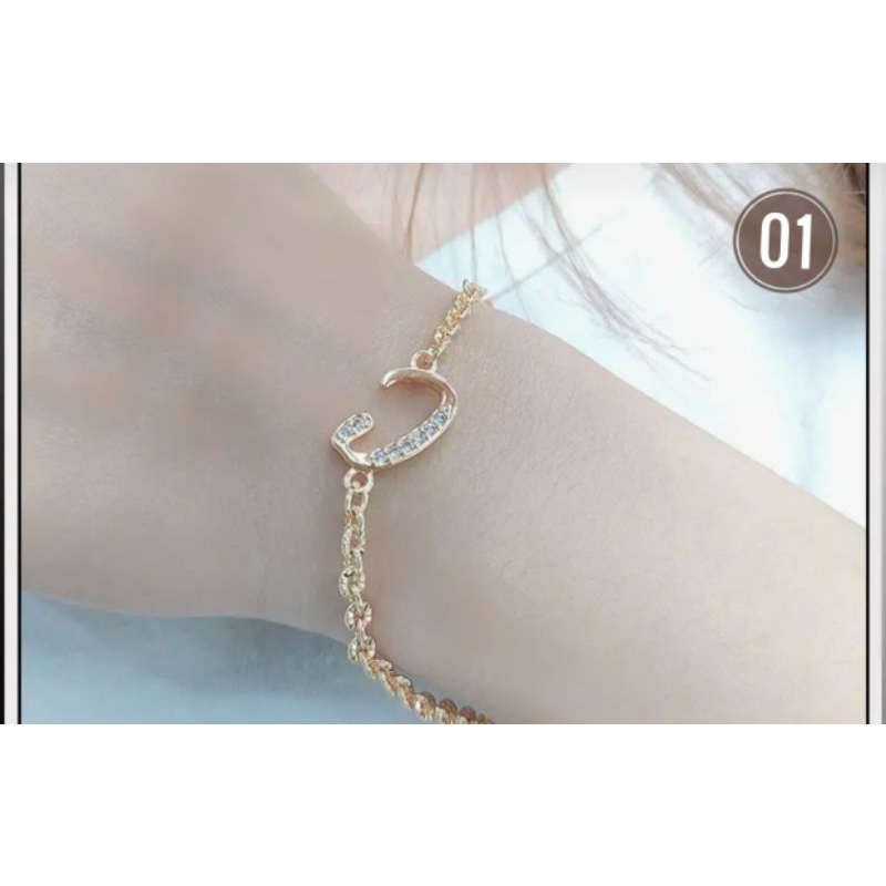 Gelang Tangan Rantai Huruf Xuping N03112203