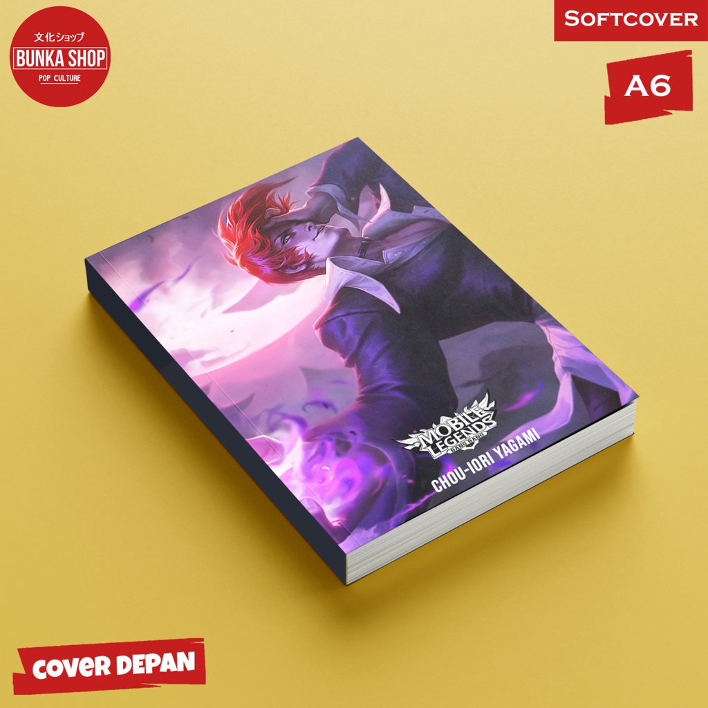 

Pocket Note Anime Mobile Legend B Sampul Softcover Ukuran A6