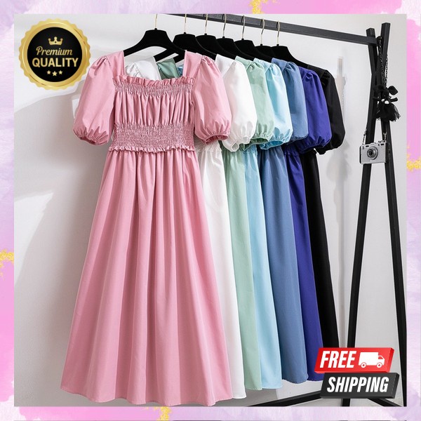 Drees Korean Style Driss Mini Terbaru Dris Midi Sexsi Deres Remja Santai Bsju Dres Mewah Gaun Kondan