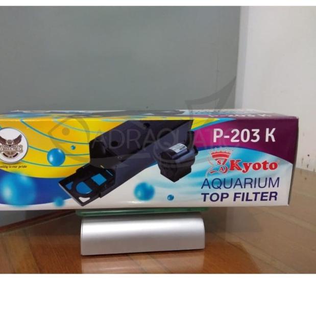 KYOTO P-203K AQUARIUM TOP FILTER POMPA AIR CELUP FILTER AQUARIUM