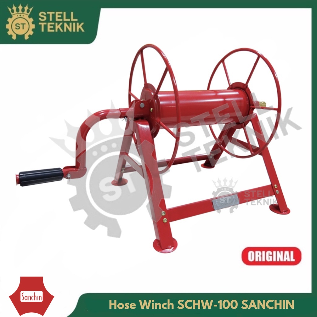 Penggulung Alat Gulung Selang Air 100meter/Hose Winch SCHW-100 SANCHIN