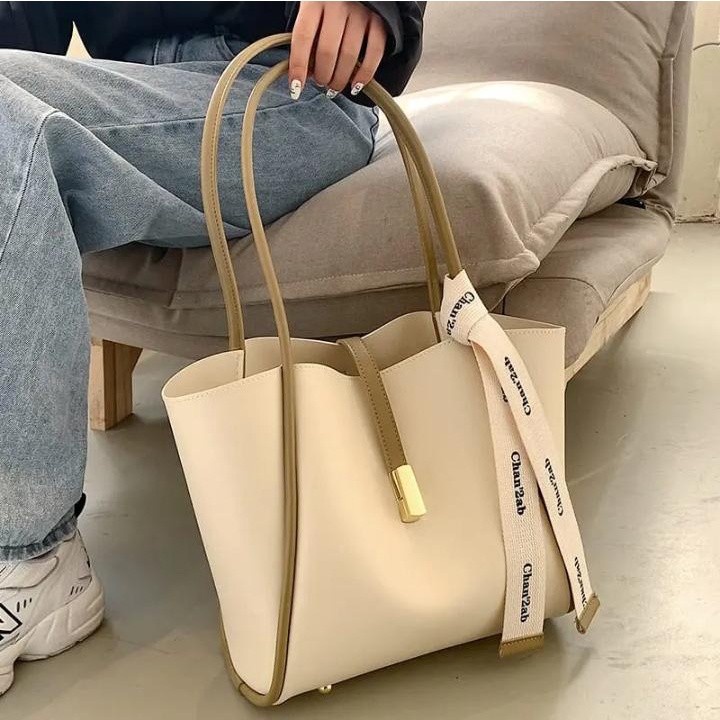 BOSA- Tas wanita Terbaru ( Tanpa twilly/syal/pita) | Tas Wanita Korea | Tote Bag wanita | Tote Bag korea | Tas Bahu Wanita