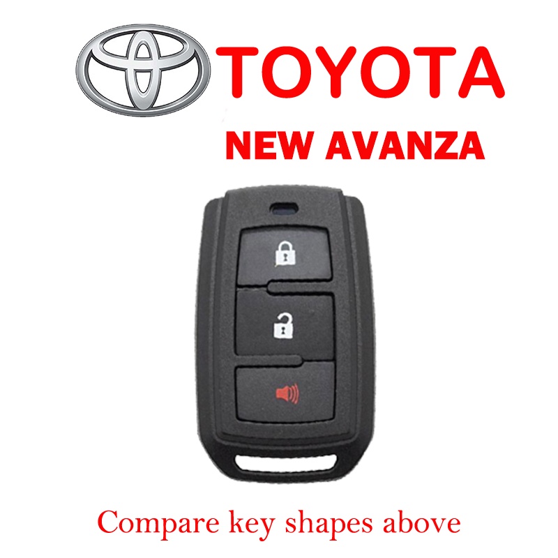 Cover Kunci Remote Mobil - ALL NEW AVANZA 2012 - 2015  Agya 2016