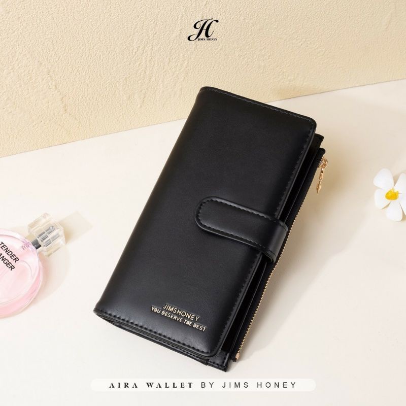 AIRA PLUS WALLET JIMS HONEY ( BAHAN TERBARU DAN VARIAN WARNA TERBARU )