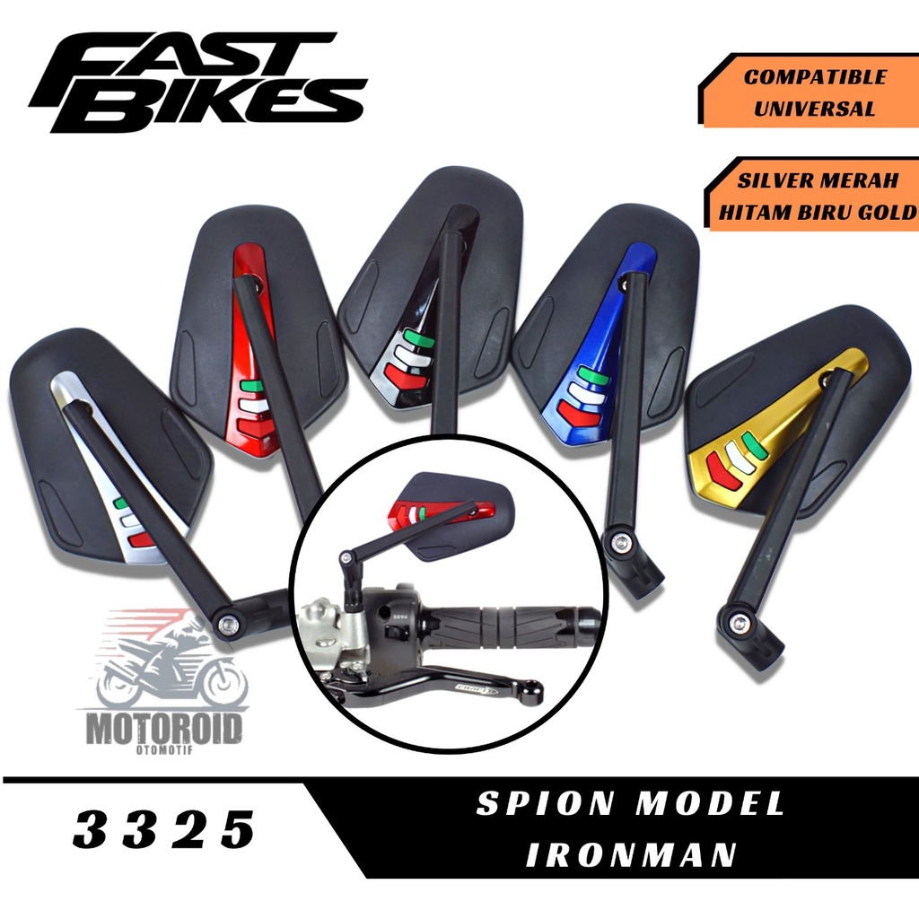 SPION MODEL IRONMAN DAUN ITALIAN DASI VESPA SPION UNIVERSAL