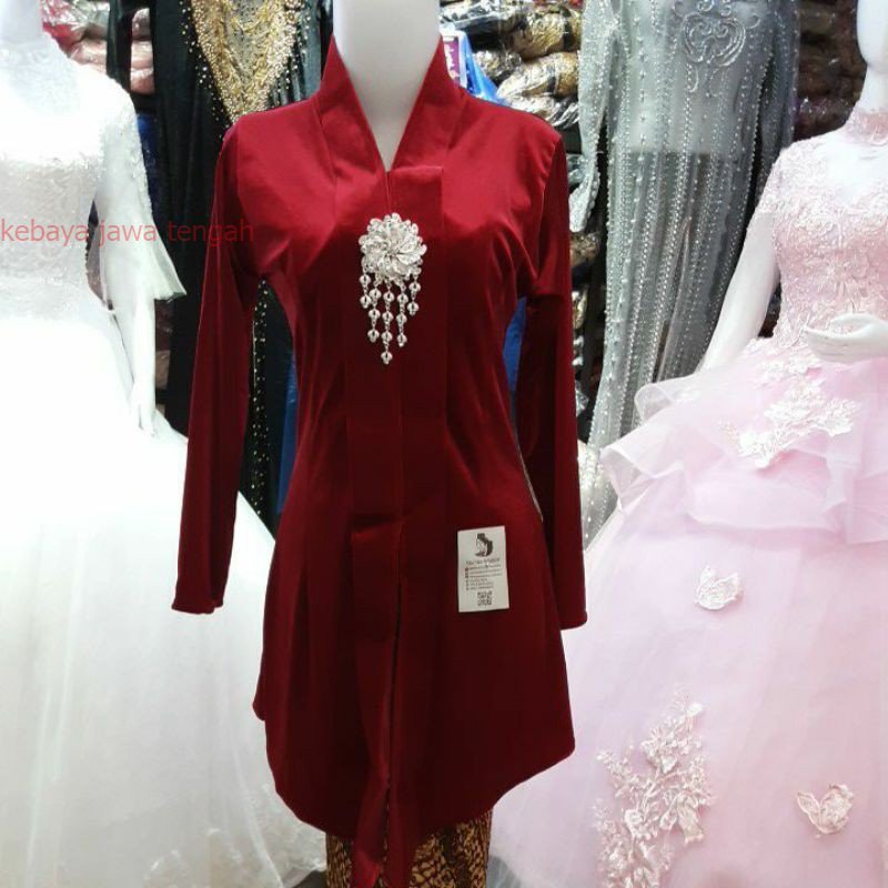 Kebaya Beludru Kartini Panjang Kebaya Bludru