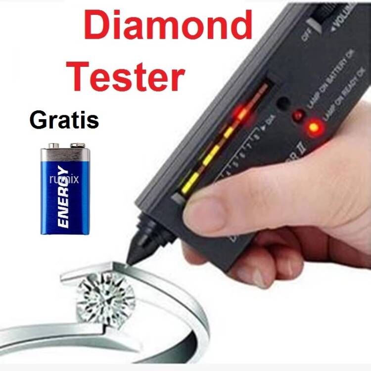 Alat Deteksi Gemstone Berlian Diamond  Selector Ⅱ Pengukur Batu Akik Tes Batu Tester Moissanite