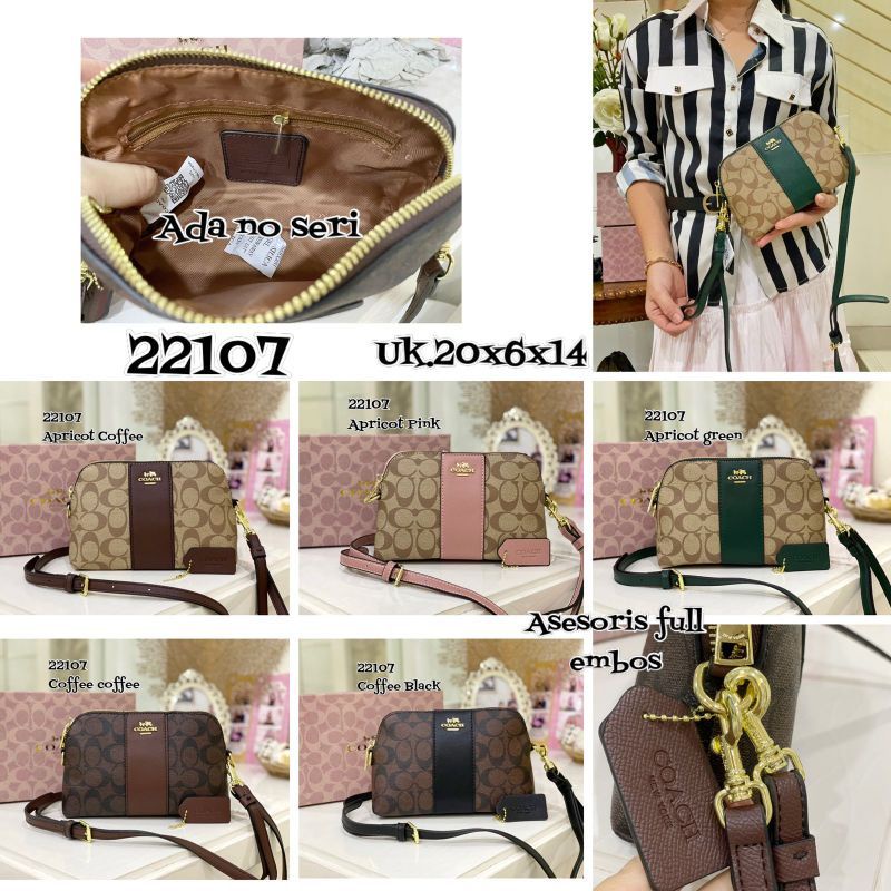 Tas Selempang Oval Mini Wanita Kode 2022-113 dan 2022-112 Freebox