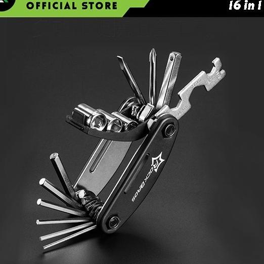 Kunci L Set L Lipat Sepeda ROCKBROS 16 in 1 Original Repair Tools