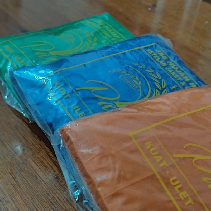 JAS HUJAN MANTEL PLASTIK SETELAN BAJU CELANA KARET TANGAN