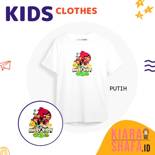 Kiarashafa - Baju Anak / Kaos Anak Motif Bird