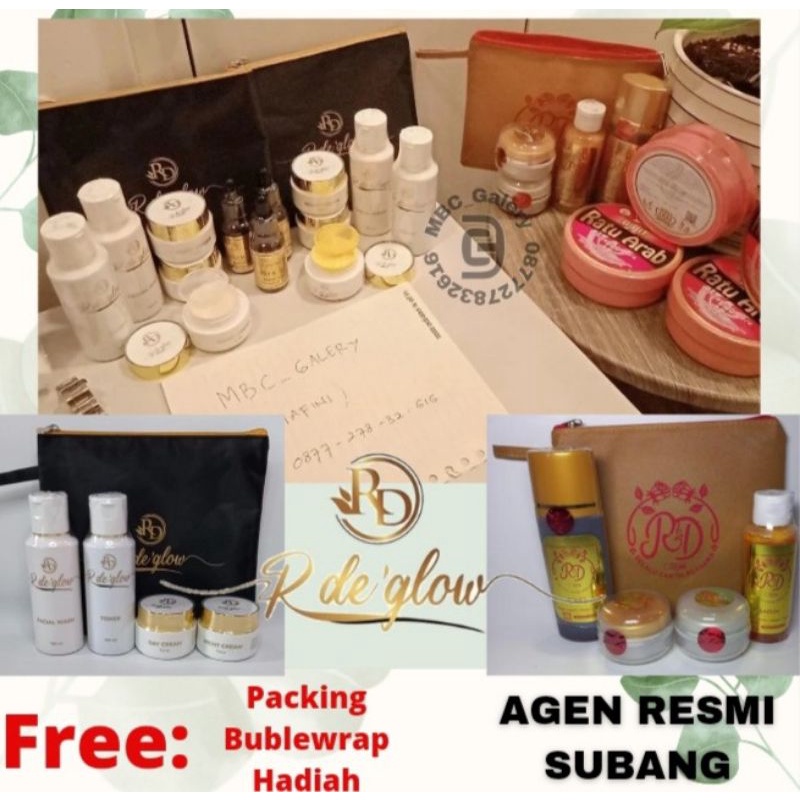BEST SELLER CREAM RDE GLOW SKINCARE RD GOLD BY RINNA DIAZELLA  TERMURAH ORIGINAL