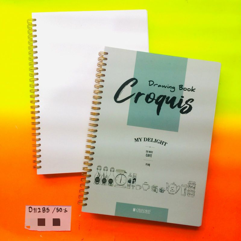 

OXFORD CROQUIS SKETCH BOOK D112B5 ISI 50LEMBAR/252X179MM