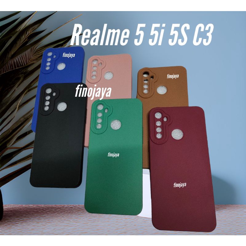 Case Macaron Realme 5 Realme 5 5S 5i C3 i Realme Narzo 10/ 10A /20A Silikon Casing Selicon Dove Pelindung Pro Camera