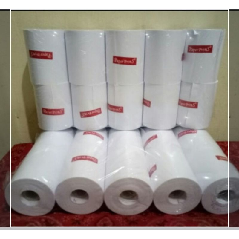 

Paper Pryns Tellstrook Size 75 x 65 1 Ply Putih/Kertas Kasir - Pack isi 10 Roll.