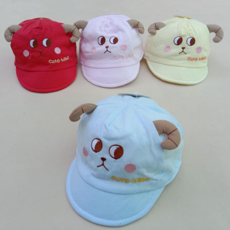 TOPI ANAK IMPORT/TOPI BABY 0-12 BLN/TOPI