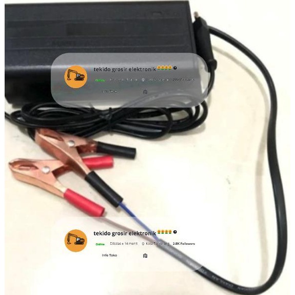 smart fast charger aki 5 ampere - cas aki 5A otomatis 5A 12V 12 volt