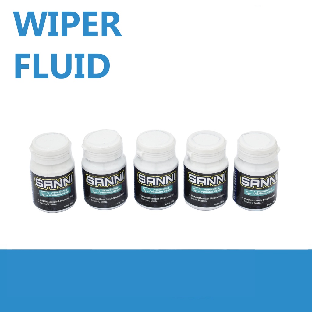 Wiper Fluid SANNI Sabun Pembersih Tabung Air Wiper Kaca Mobil Tablet