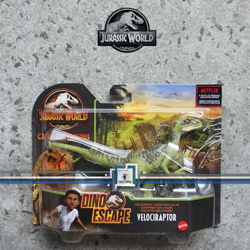 Jual Jurassic World Dino Escape Velociraptor Wild Pack Camp Cretaceous Shopee Indonesia 9657