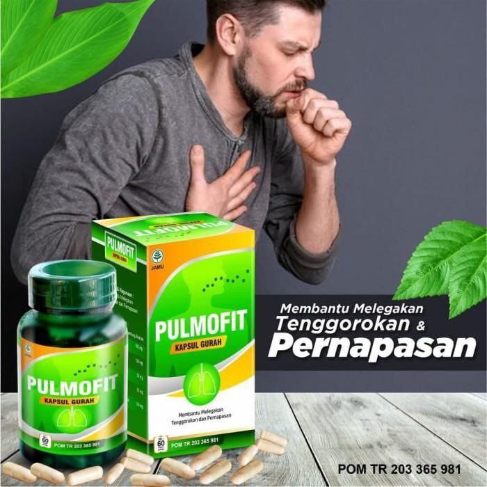 Jual Kapsul Herbal Gurah Pulmofit Atasi Batuk Menahun Memanjangkan Nafas Bpom Shopee Indonesia 0229