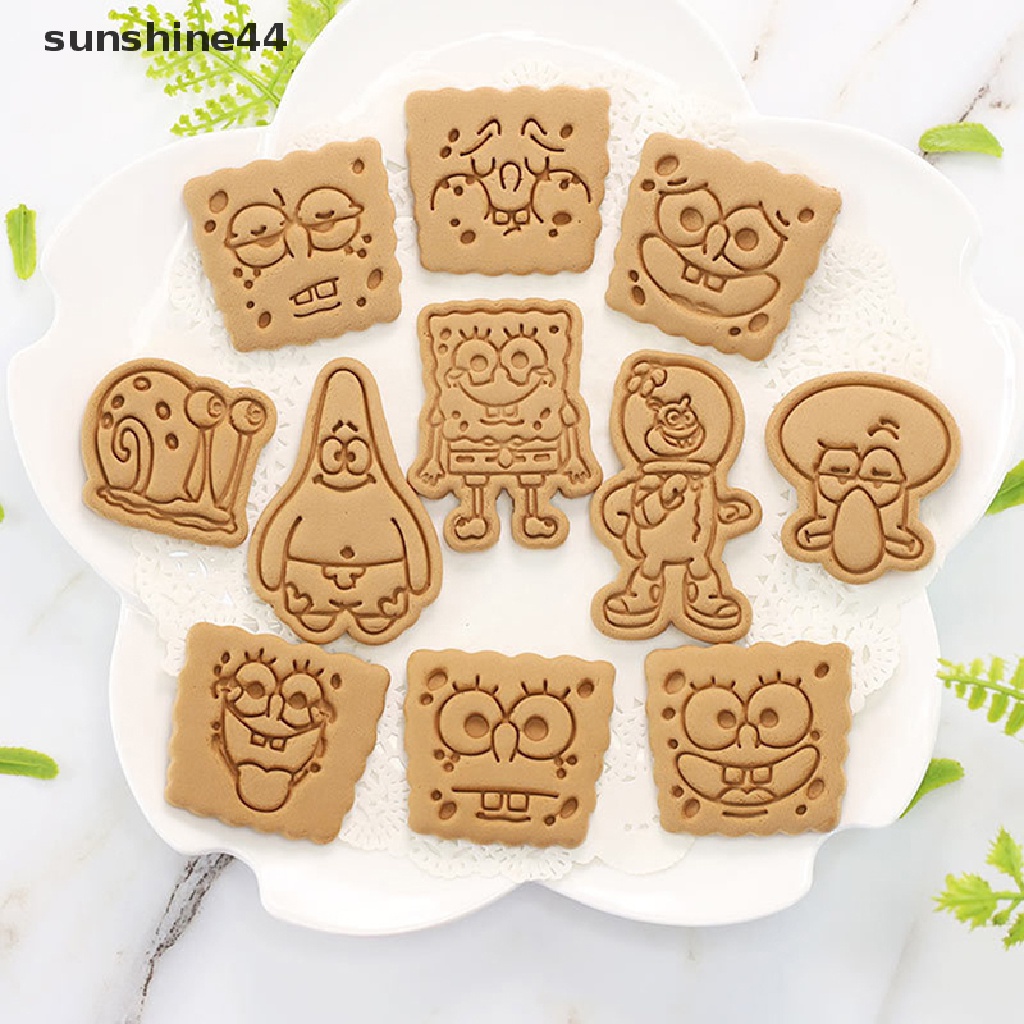 Sunshine Cetakan Pemotong Adonan Kue Cookie Bentuk Kartun 3D Lucu DIY