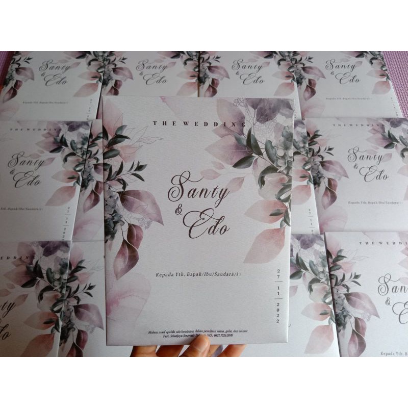 undangan amplop/undangan nikah/undangan pernikahan