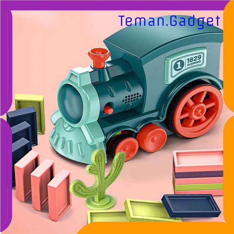 TG-MAN HISUFO Mainan Kereta Balok Domino Electric Domino Train - KT-342