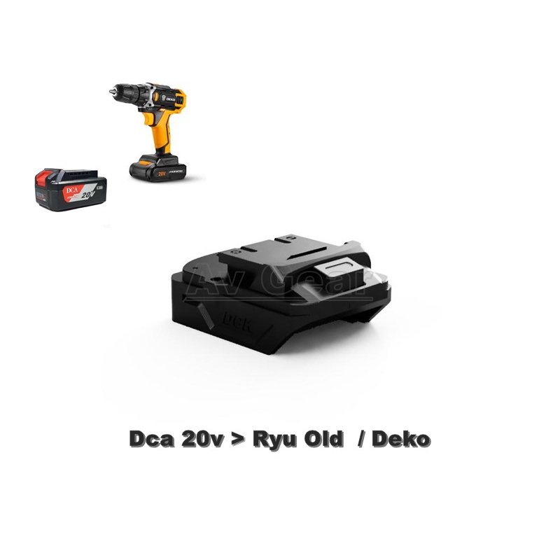 Adapter Ryu Old 20v | Dca 20v ke Ryu Old 20v