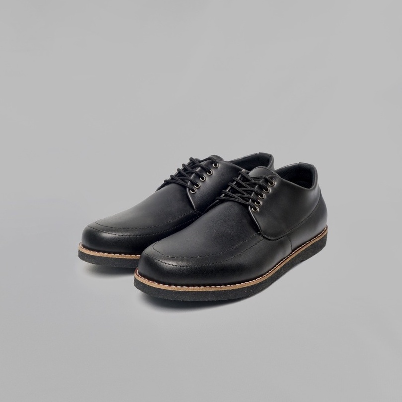 sepatu kantor pria armanijin black
