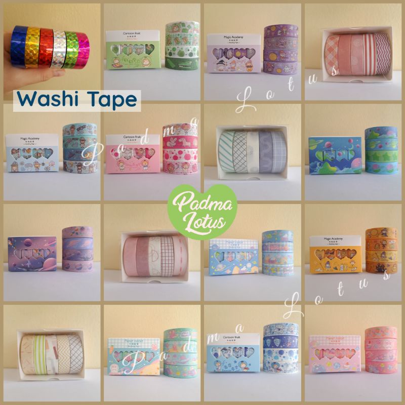 Washi tape Fancy doff scrapbook masking tape DIY journaling journal kit