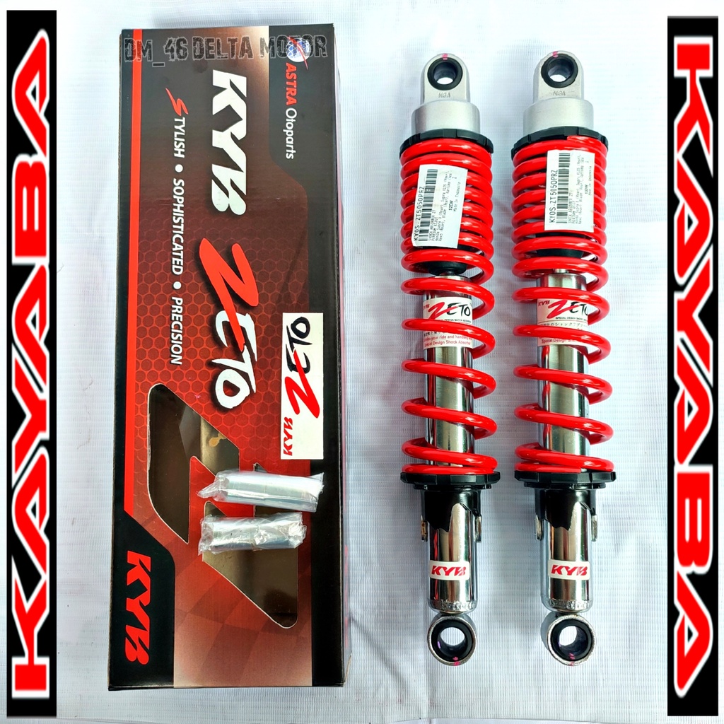 Shockbreaker Shock Belakang KYB Kayaba Zeto S Series Supra X 125 Karisma 125 Blade Revo Absolute Shogun 125 Supra Fit New Arashi