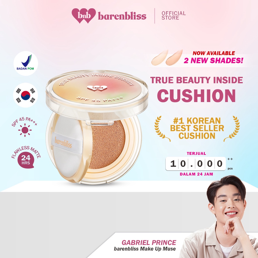 BNB barenbliss Korean Bloomatte True Beauty Inside Cushion「24H Full Coverage」