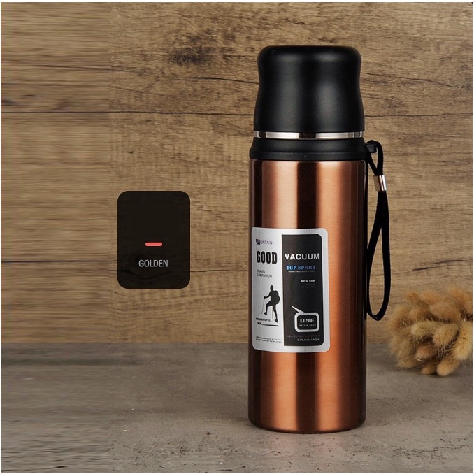 Botol Minum Termos Tumbler Tahan Air Panas&amp;Dingin Stainless Steel  304 ,820ML A36321-31