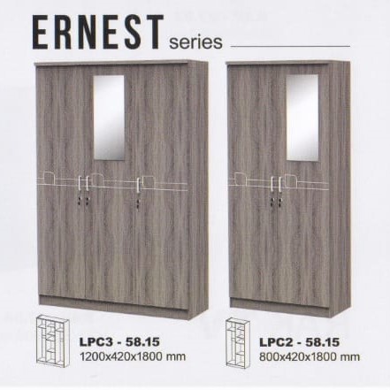 Lemari Pakaian - Lemari Baju kaca - Lemari Pakaian Minimalis - Medan