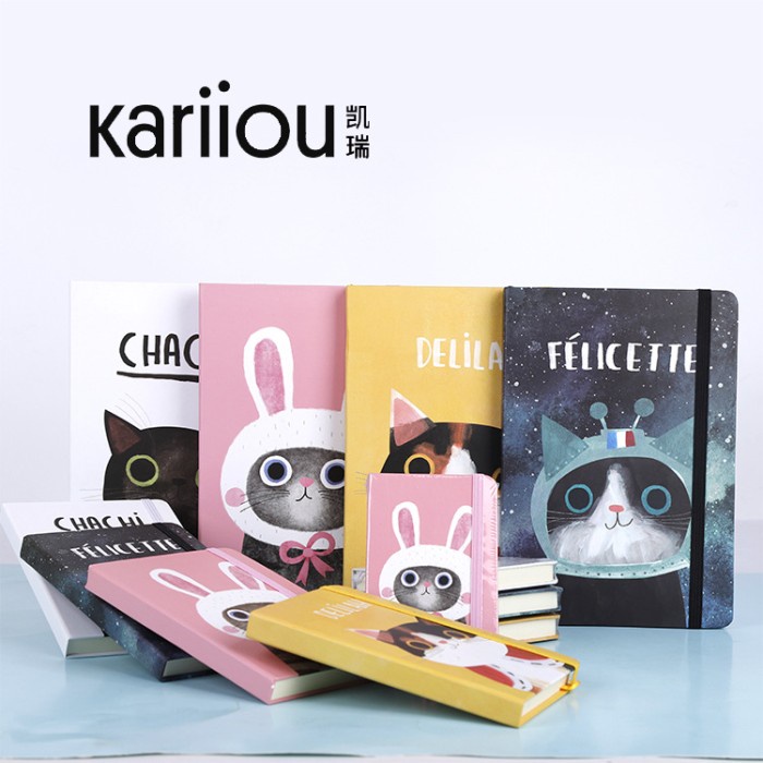 

Jurnal Buku Tulis / Notebook / Motif Kucing Hardcover TebalBuku Diary