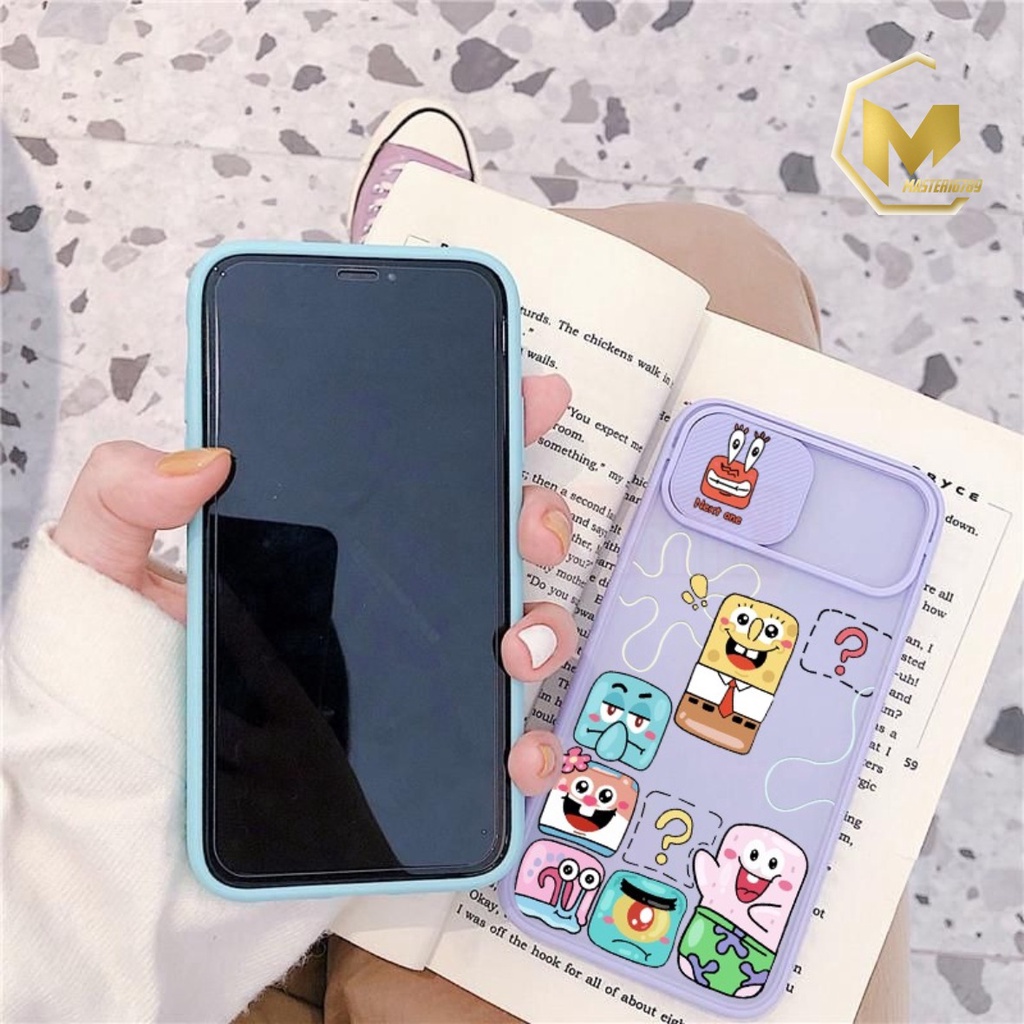 SS120 SOFTCASE SLIDE SPONGEBOB REALME C1 C2 5 5I C3 6 PRO 7 8 C11 C12 C25 C15 C17 7I C20 C11 2021 C21 C21Y C25Y C35 NARZO 20 50A PRIME MA3705