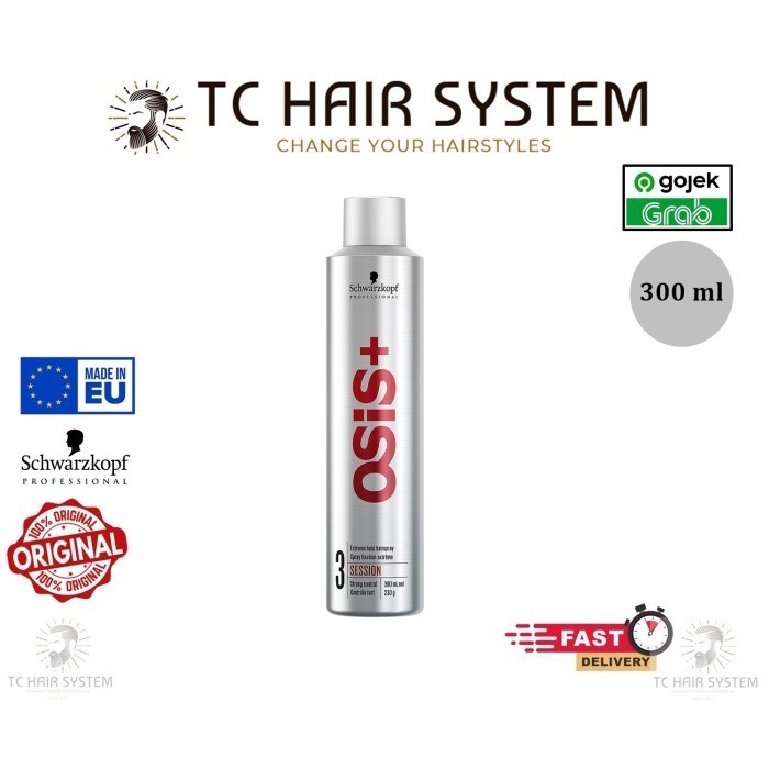 Pomade Spray OSIS+ 3 Session Extreme Hold Hair Spray OSIS 300 Ml