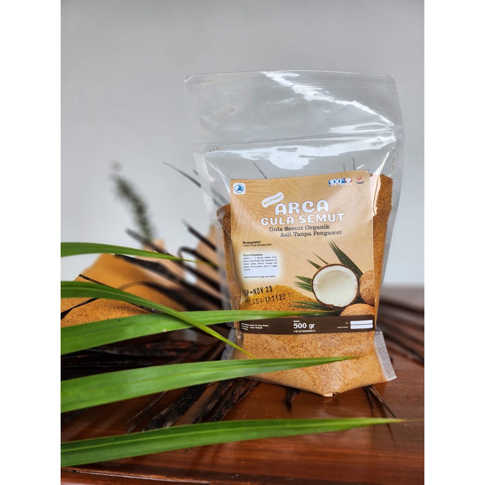 GULA AREN BUBUK ARCA 500GR ORGANIK PALM SUIKER BROWN SUGAR ORGANIC