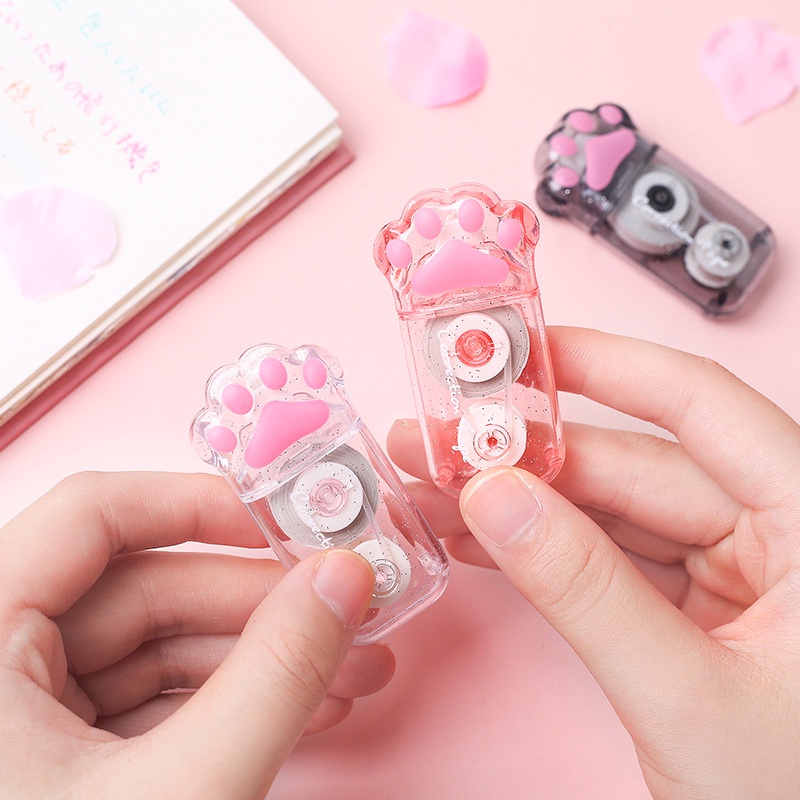 1 Pcs Correction Tape Cat Paws Mini - Tip X Pita Cute Cat Kucing Lucu