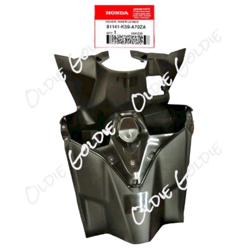 81141-K59-A70ZA Cover Assy Inner Dashboard Legshield Kontak Vario 150 LED 2018 - 2021 AHM 81141K59A7