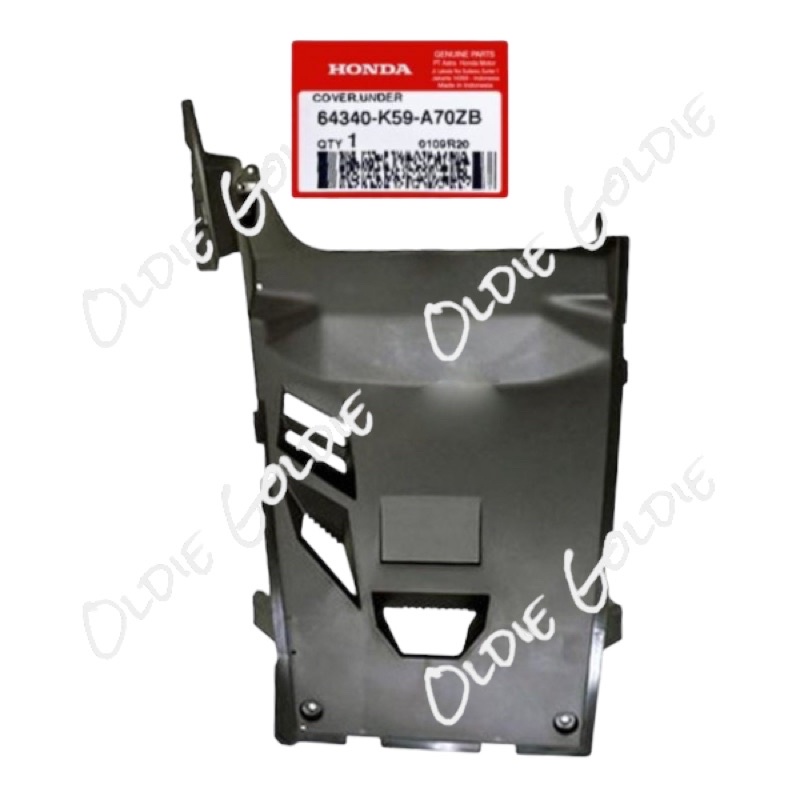 64340-K59-A70ZB Cover Under Lantai Kolong Bawah Pijakan Kaki Vario 125 150 LED 2018 - 2021 AHM 64340