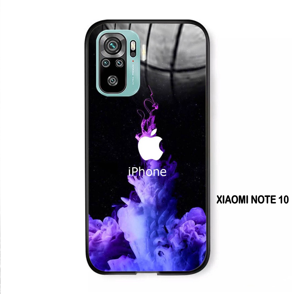 Softcase Kaca XIAOMI REDMI NOTE 10  - Case Handphone XIAOMI REDMI NOTE 10 [T49]