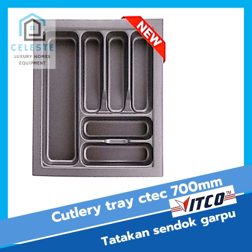 Vitco Cutlery Tray ctec 700mm / Tatakan sendok garpu / Tray alat makan