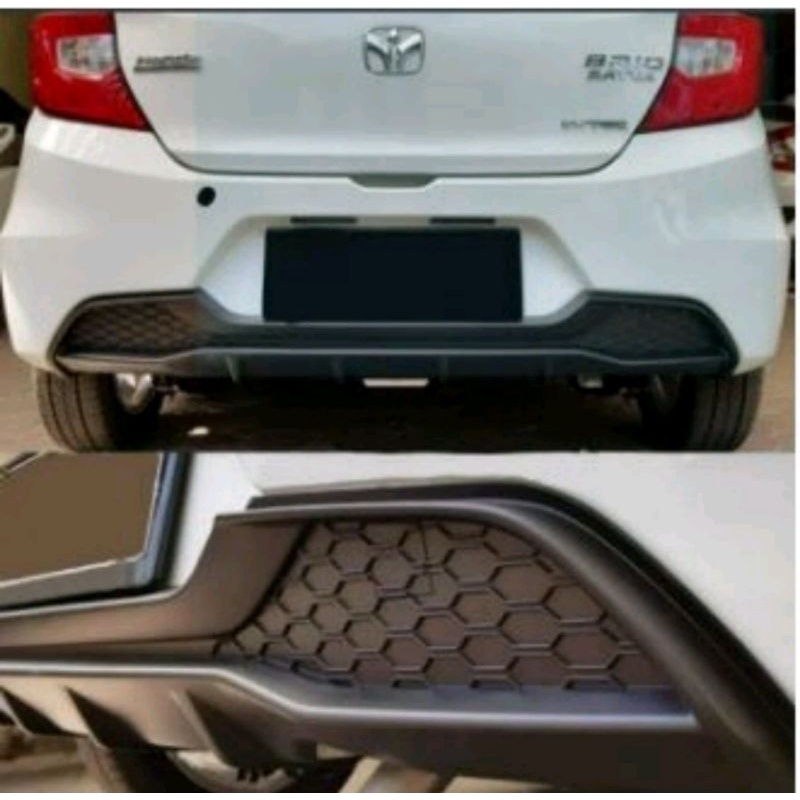 Diffuser bumper belakang Honda Brio RS. 2018-2021