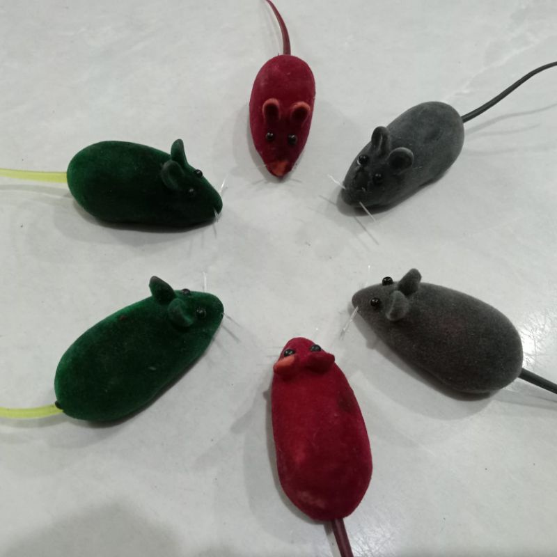 Mainan tikus bunyi | chiro mainan tikus bunyi kucing dan anjing