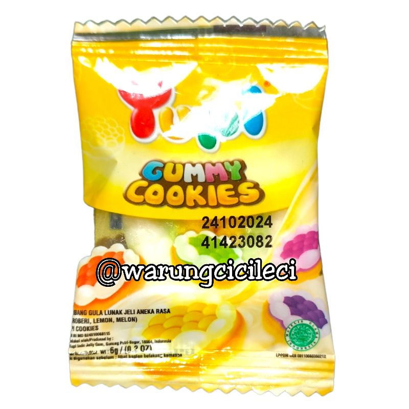 

YUPI GUMMY COOKIES 6g