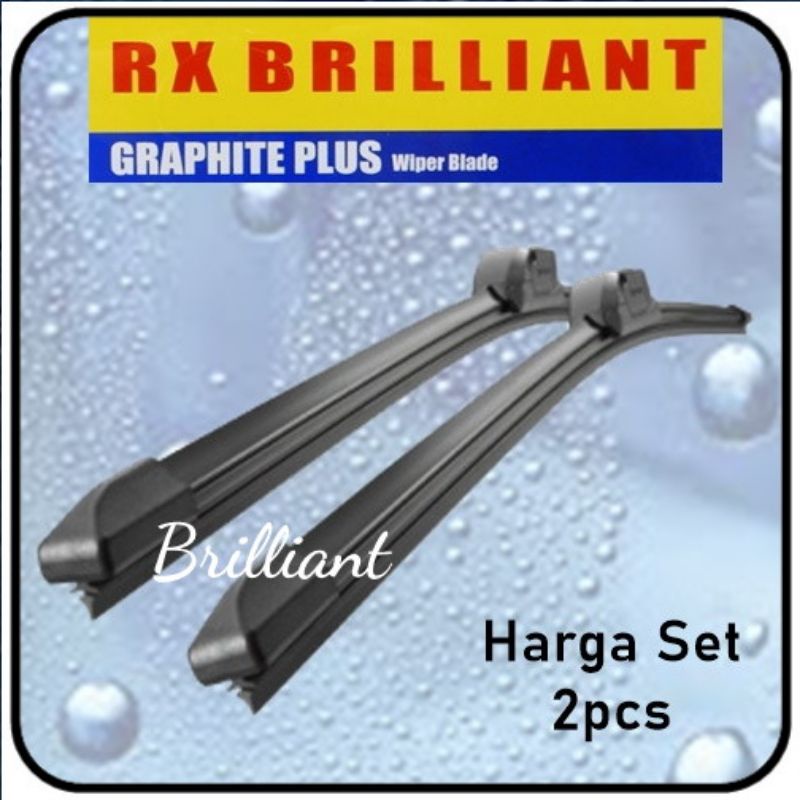 Wiper / Kipas Kaca - Aerofit / Frameles / Banana Pisang - Harga Set 2pc Sepasang