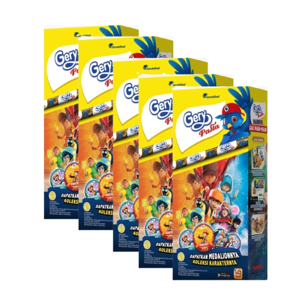 Gery Pasta Cokelat boboiboy 6g x 100 (5 Box)